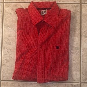 Cinch short sleeve button down